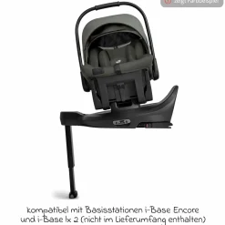 Babyschale Sprint R129 ab Geburt - 13 kg (40 cm -75 cm) inkl. Sitzverkleinerer, Sonnenverdeck & Isofix-Konnektoren - Signature - Sandstone
