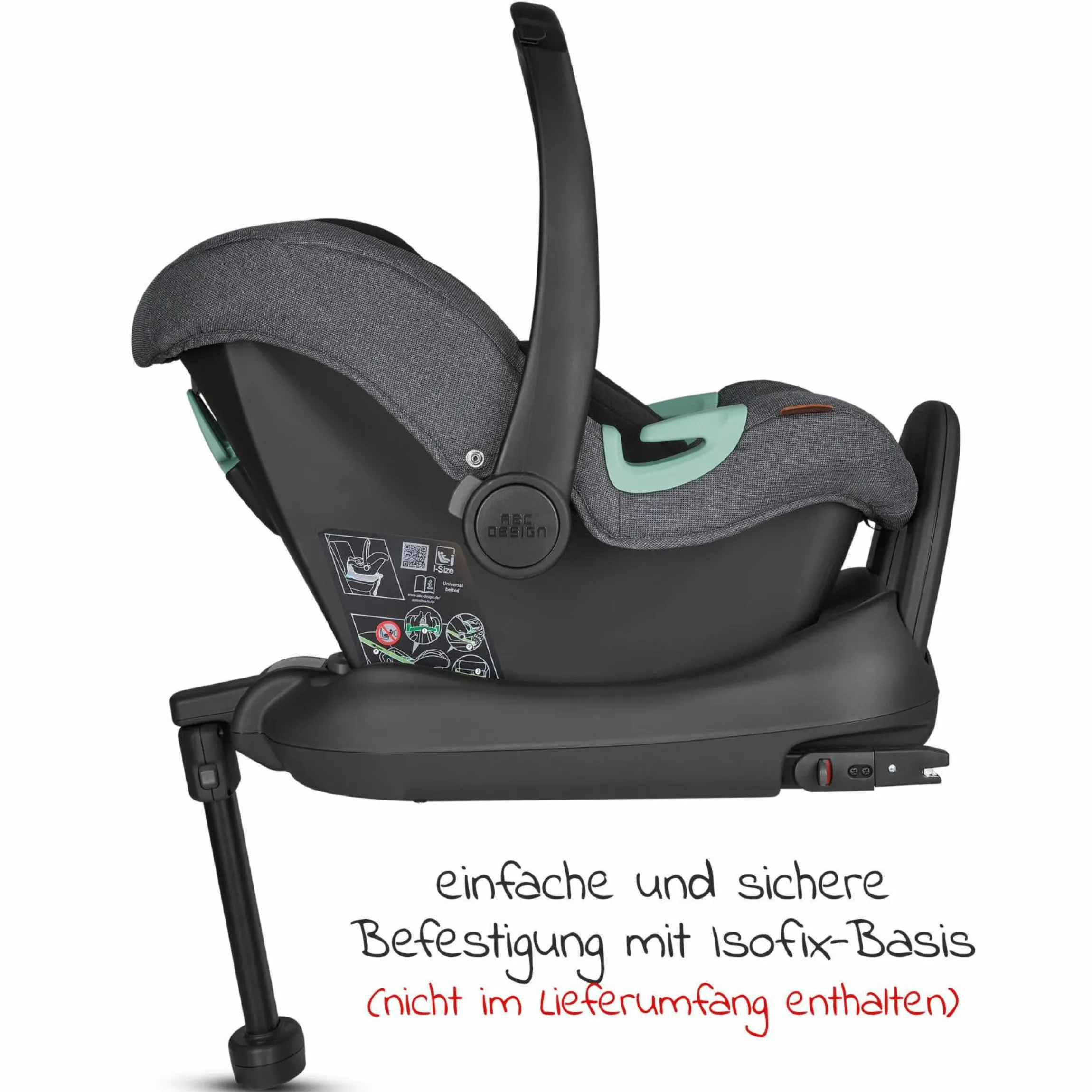 Babyschale Tulip (Autositz Gruppe 0+ / i-Size) - Asphalt
