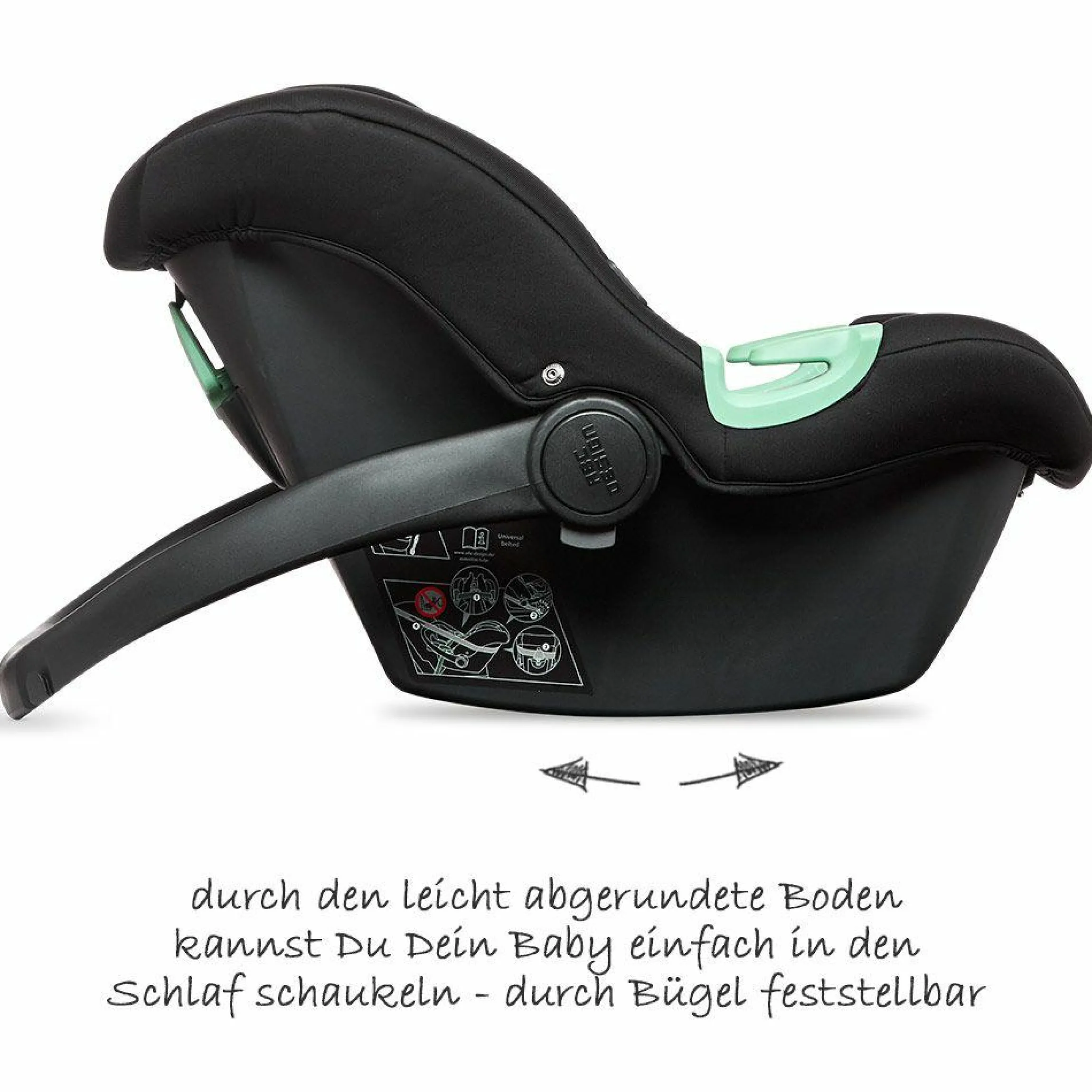 Babyschale Tulip (Autositz Gruppe 0+) - Black