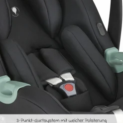 Babyschale Tulip (Autositz Gruppe 0+ / i-Size) inkl. Neugeborenenfußsack - Black