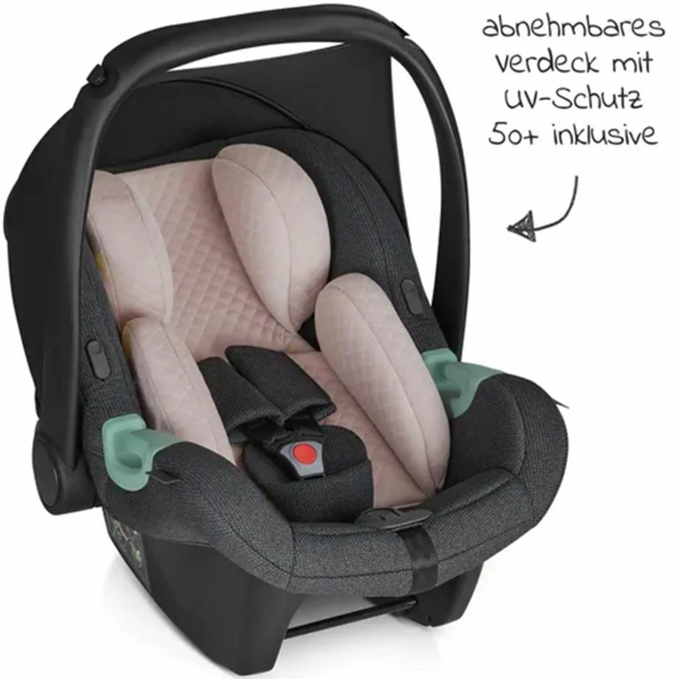 Babyschale Tulip inkl. Zusatzverdeck (Autositz Gruppe 0+ / i-Size) - Diamond Edition - Bubble