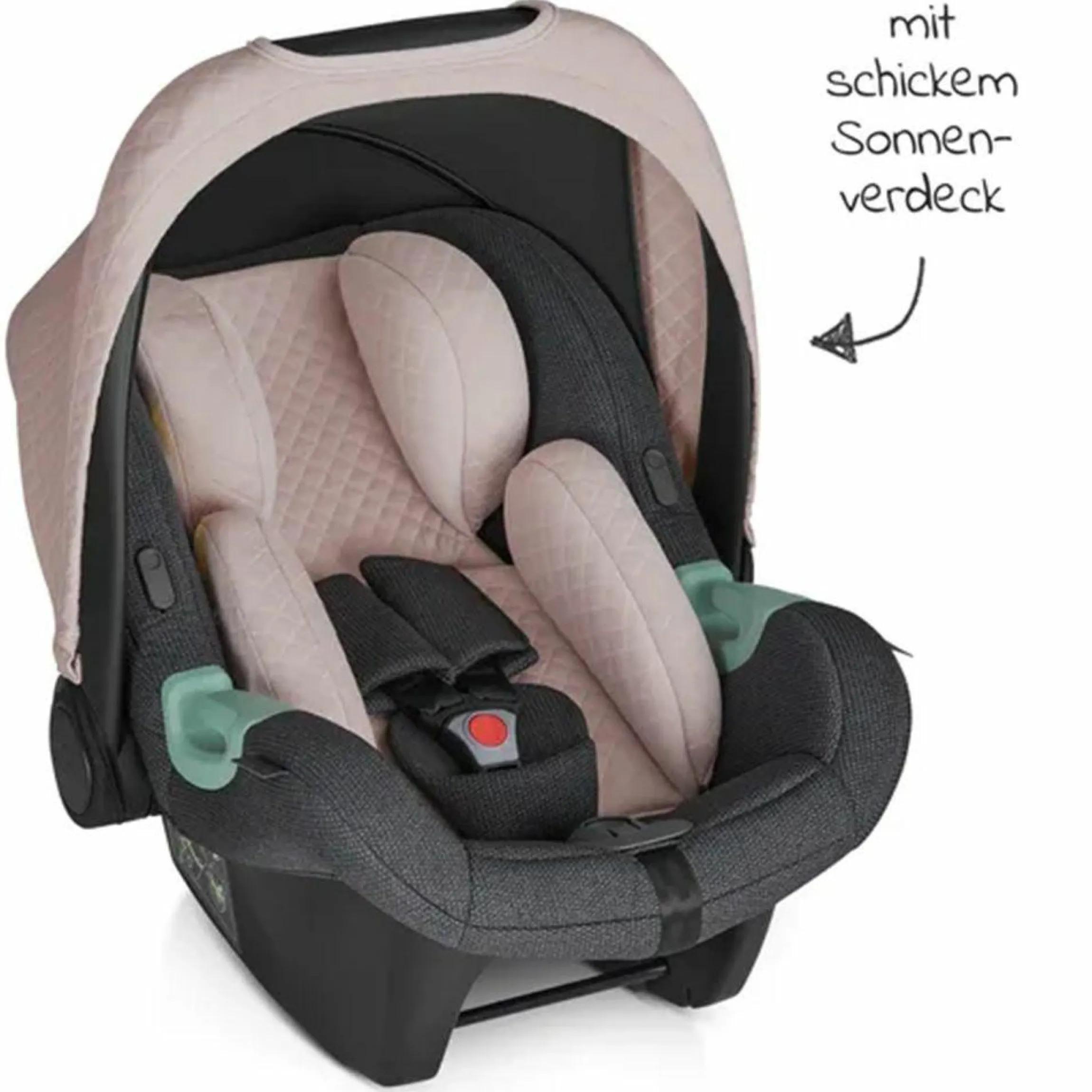 Babyschale Tulip inkl. Zusatzverdeck (Autositz Gruppe 0+ / i-Size) - Diamond Edition - Bubble