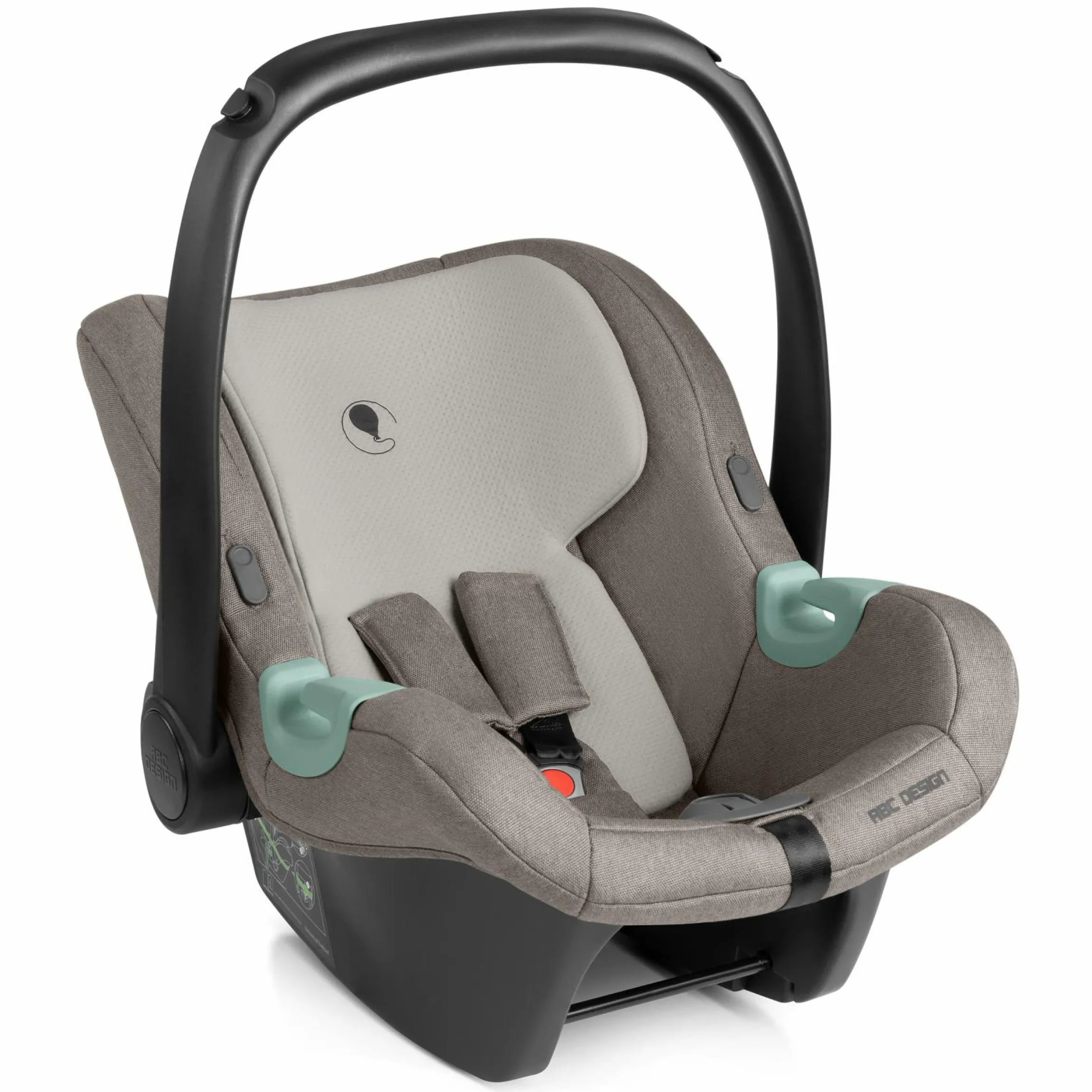 Babyschale Tulip i-Size ab Geburt - 15 Monate (45 cm - 85 cm) inkl. Sonnenverdeck & Sitzverkleinerer - Nature - Kollektion 2025