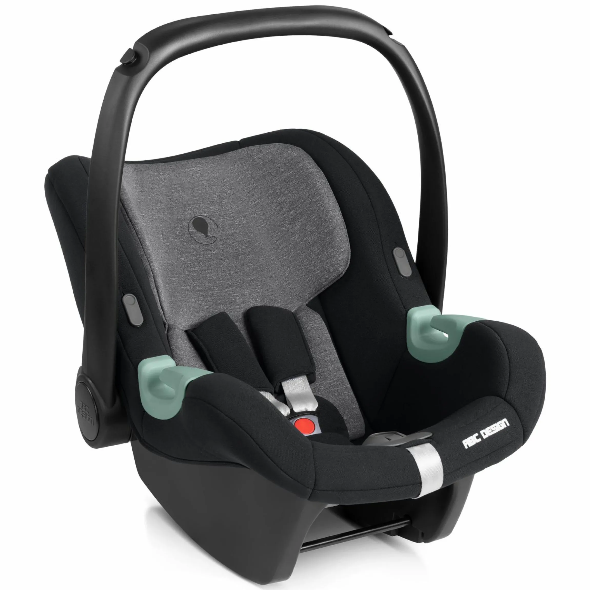 Babyschale Tulip i-Size ab Geburt - 15 Monate (45 cm - 85 cm) inkl. Sonnenverdeck & Sitzverkleinerer - Graphite - Kollektion 2025