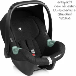Babyschale Tulip i-Size ab Geburt - 15 Monate (45 cm - 85 cm) inkl. Sonnenverdeck & Sitzverkleinerer - Bubble - Kollektion 2025