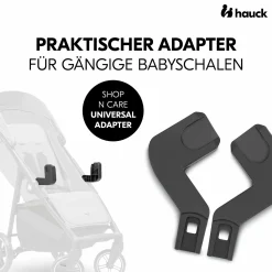 Babyschalen Adapter für Buggy Shop N Care - Black