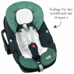 Babyschalen-Auflage Babycool für ein angenehmes Sitzgefühl - Cool Cord - Eucalyptus - Kollektion 2024