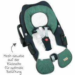 Babyschalen-Auflage Babycool für ein angenehmes Sitzgefühl - Cool Cord - Eucalyptus - Kollektion 2024
