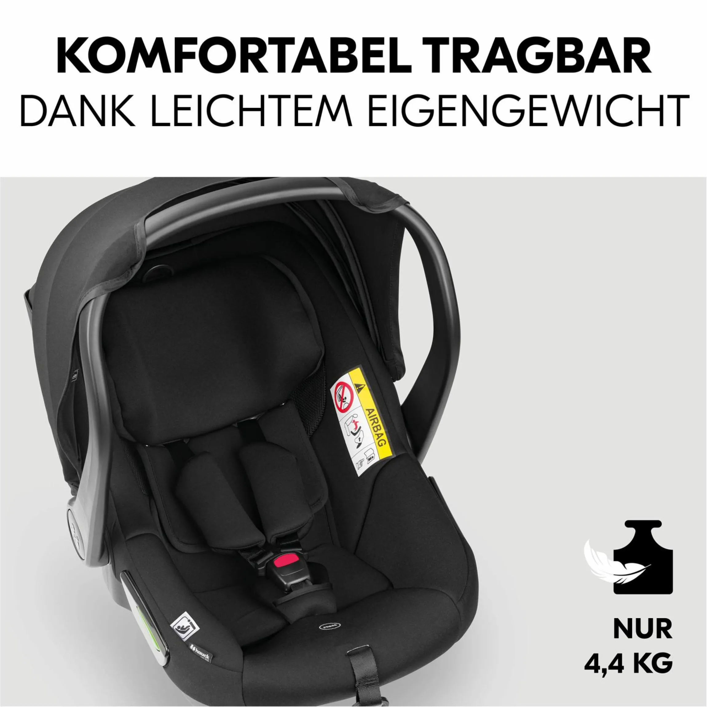 Babyschalen-Set Drive N Care Set i-Size (40 - 87 cm) inkl. Isofix Basis + GRATIS Schutzpaket, Einschlagdecke & Fehn Spielzeug-Set - Patina