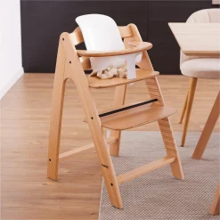 Baby-Sitz für Hochstühle Highchair Baby Seat (Rückenlehne und Schutzbügel) - White