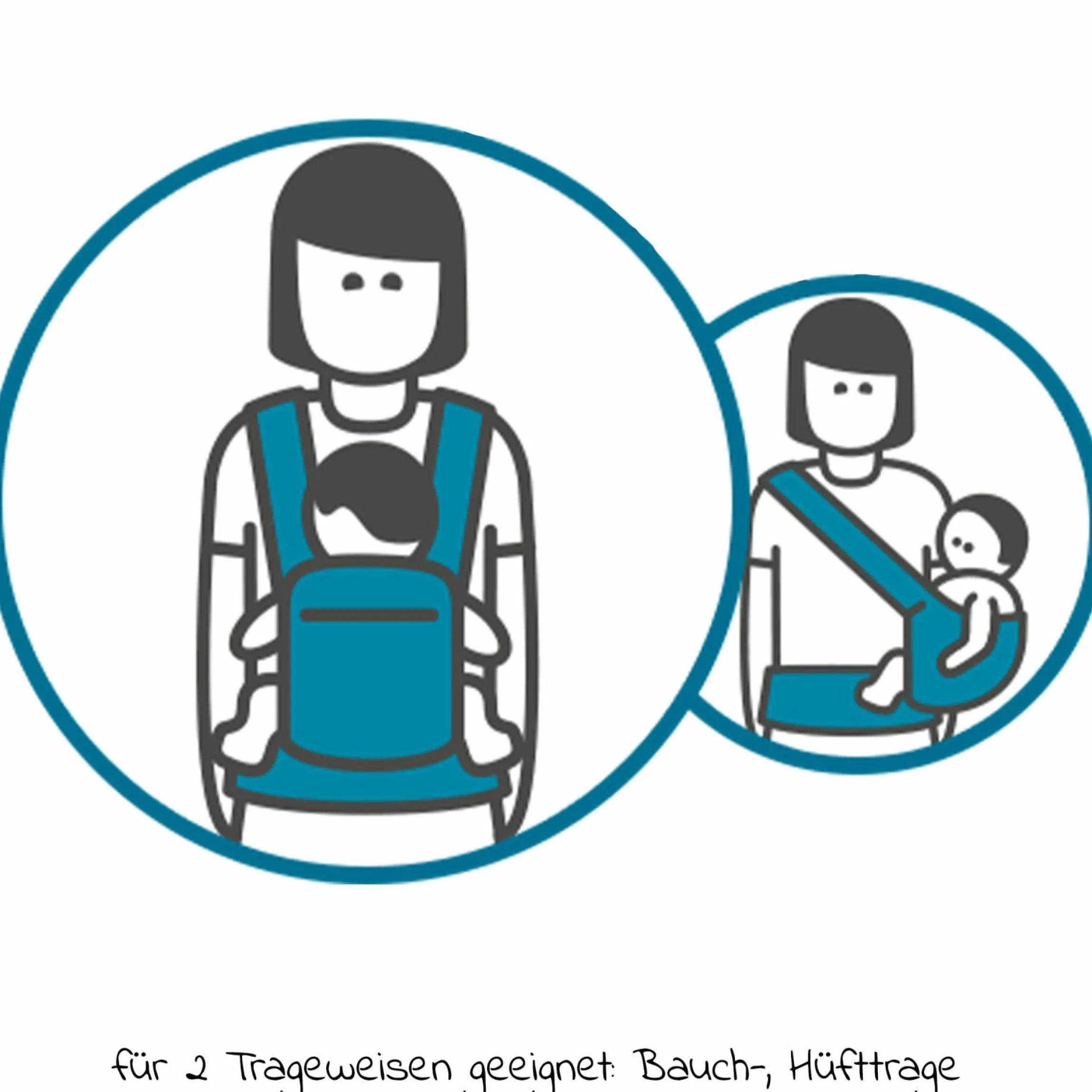 Babytrage Breeze 2.0 Gr. L für Neugeborene von 3,5 kg -15 kg - Pistazie