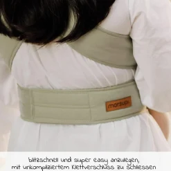 Babytrage Breeze 2.0 Gr. L für Neugeborene von 3,5 kg -15 kg - Pistazie