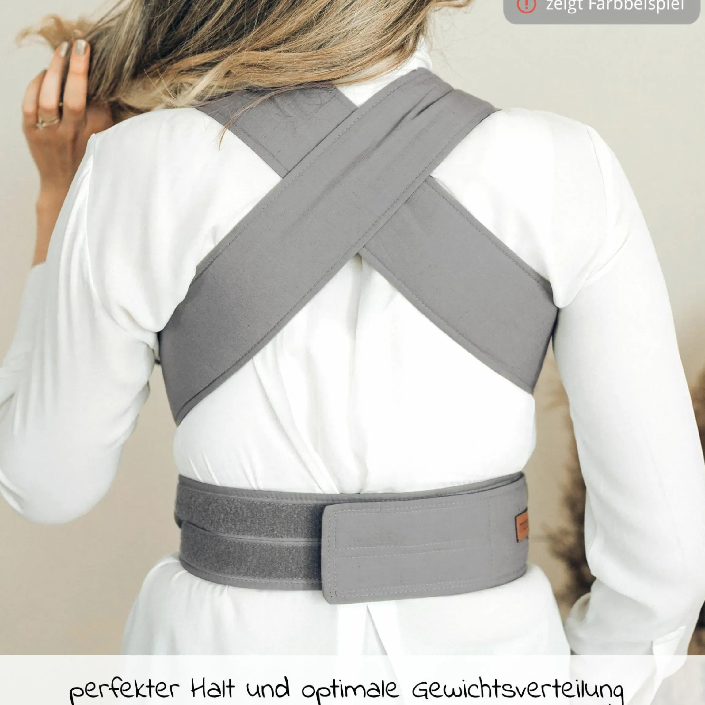 Babytrage Breeze 2.0 Gr. L für Neugeborene von 3,5 kg -15 kg - Pistazie