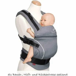 Babytrage Pure Cotton - Dark Grey