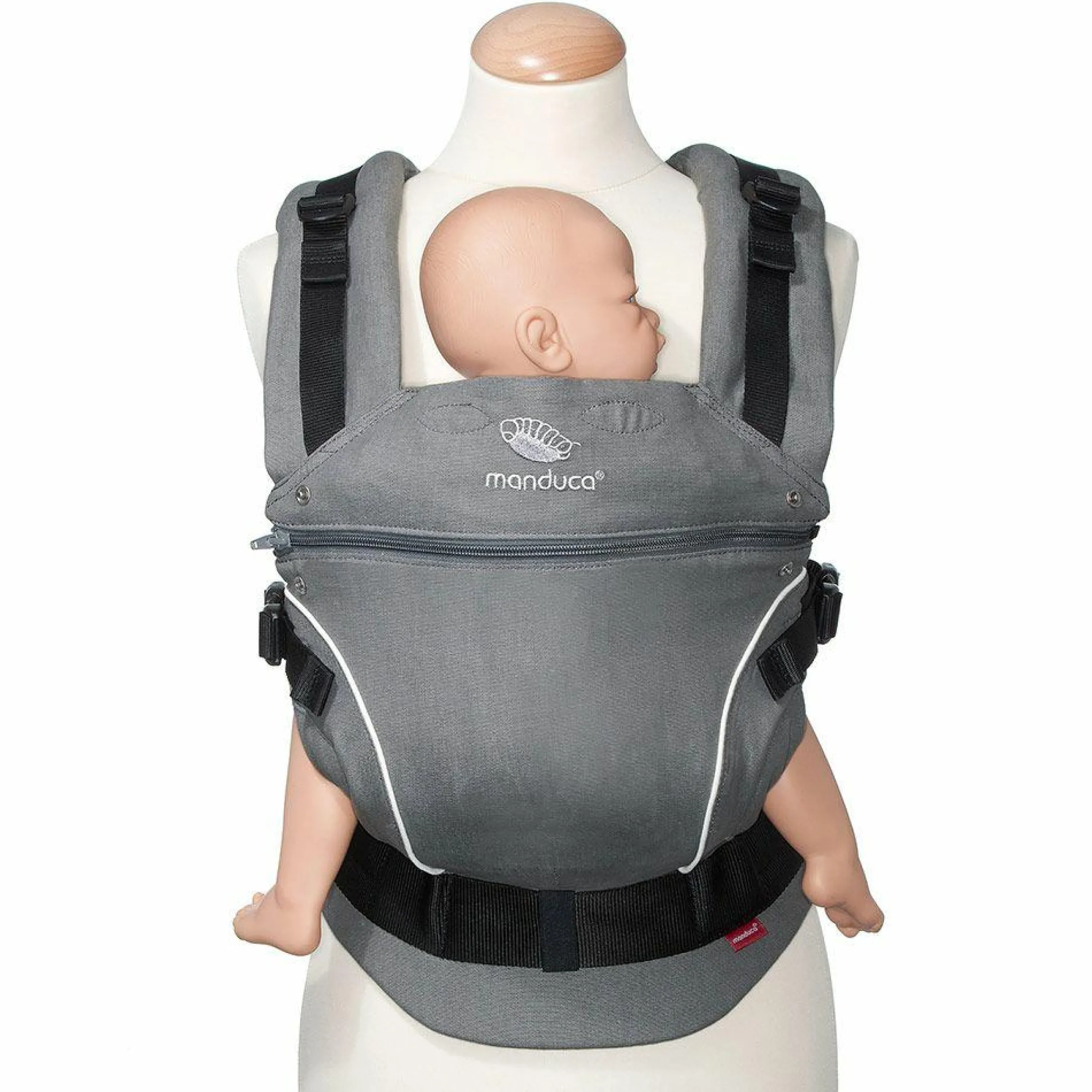 Babytrage Pure Cotton - Dark Grey