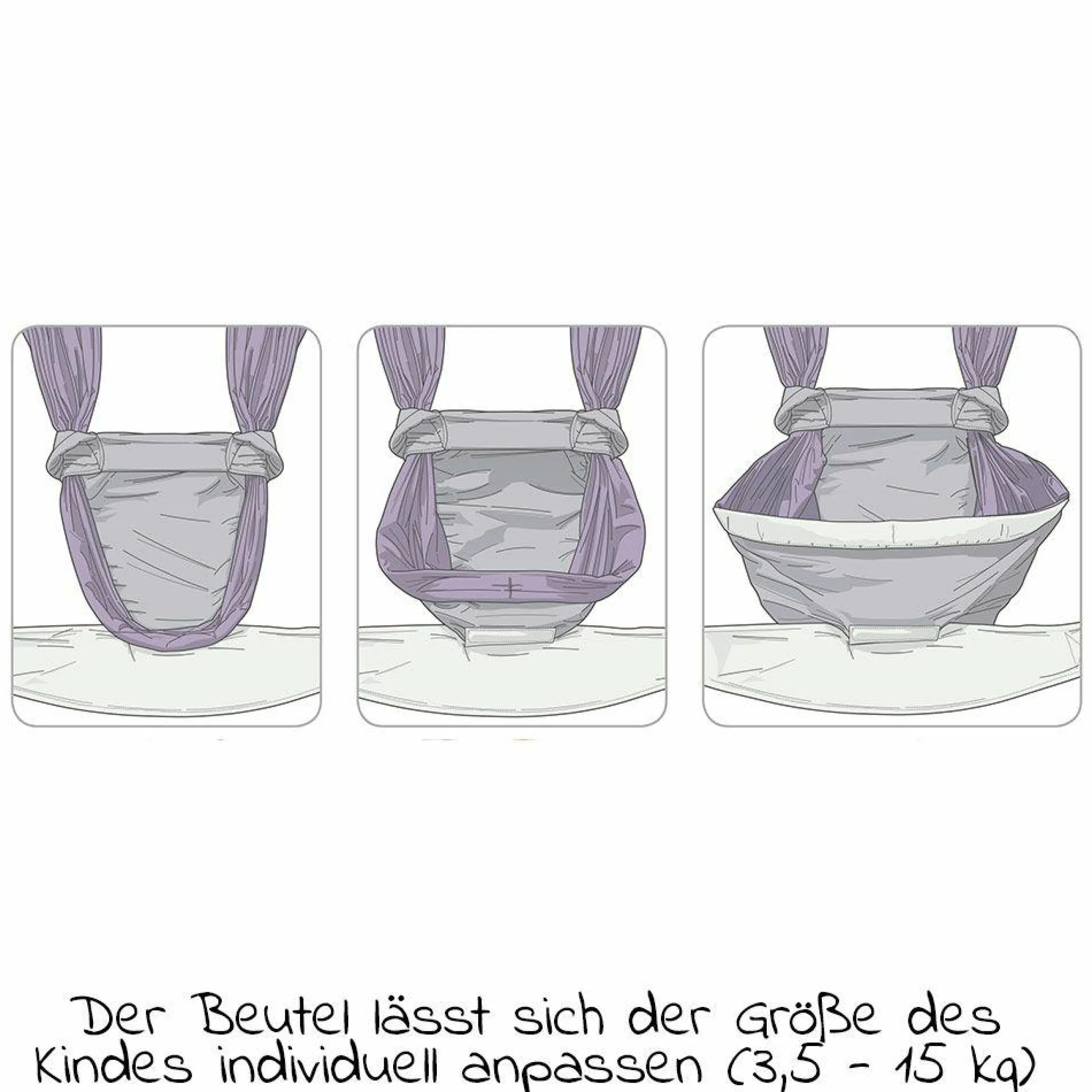 Babytrage Twist - Anthrazit Black
