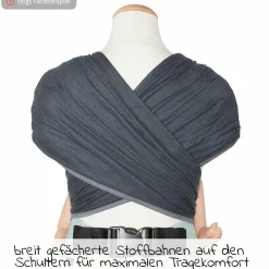 Babytrage Twist - Anthrazit Black