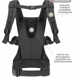 Babytrage Walk 4in1 - Grau Melange