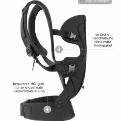 Babytrage Walk 4in1 - Grau Melange