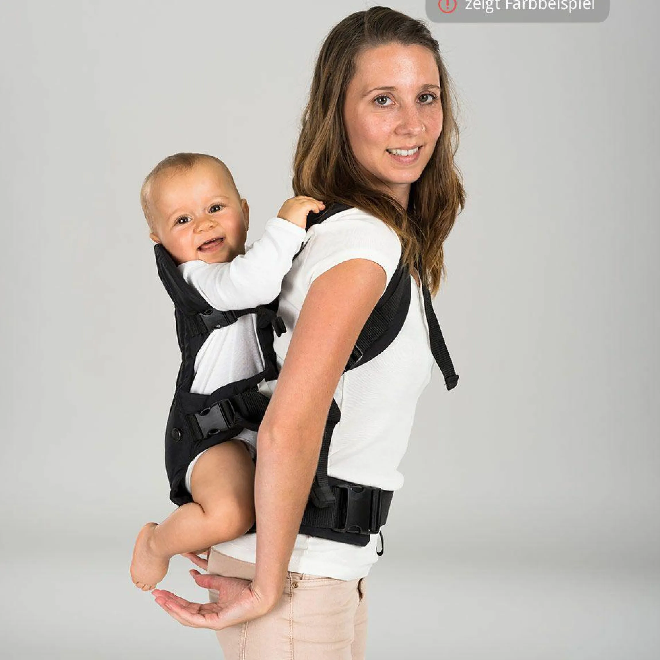 Babytrage Walk 4in1 - Grau Melange