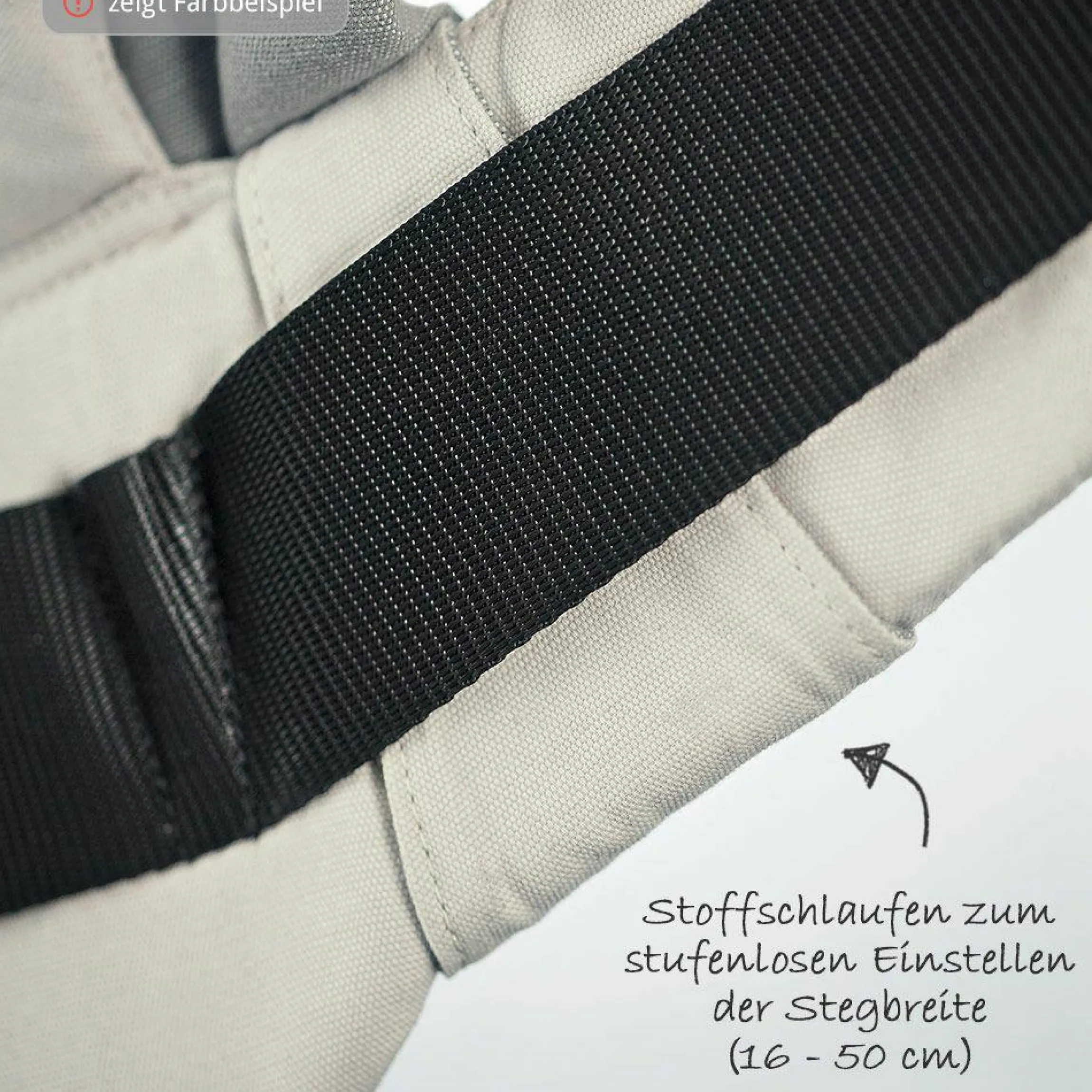 Babytrage XT Cotton - Denimblue Toffee