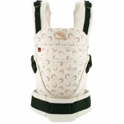 Babytrage XT für Neugeborene ab 3,5 kg - 20 kg mit 3 Tragepositionen aus 100% Bio-Baumwolle - RainbowDay - Sand Print