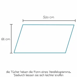 Babytragetuch ab Geburt - 3,5 kg - 20 kg - Anhock-Spreiz-Haltung, Bauch-, Rücken- und Hüfttrageweise, 100 % kbA-Baumwolle 68 x 520 cm - Silber