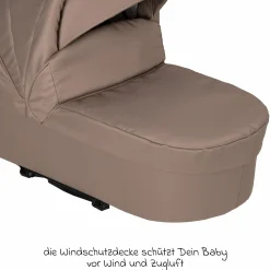 Babywanne / Falttasche Trend inkl. Windschutz & Softline Matratze für alle GTS-Modelle - Happy Feet - Kollektion 2024