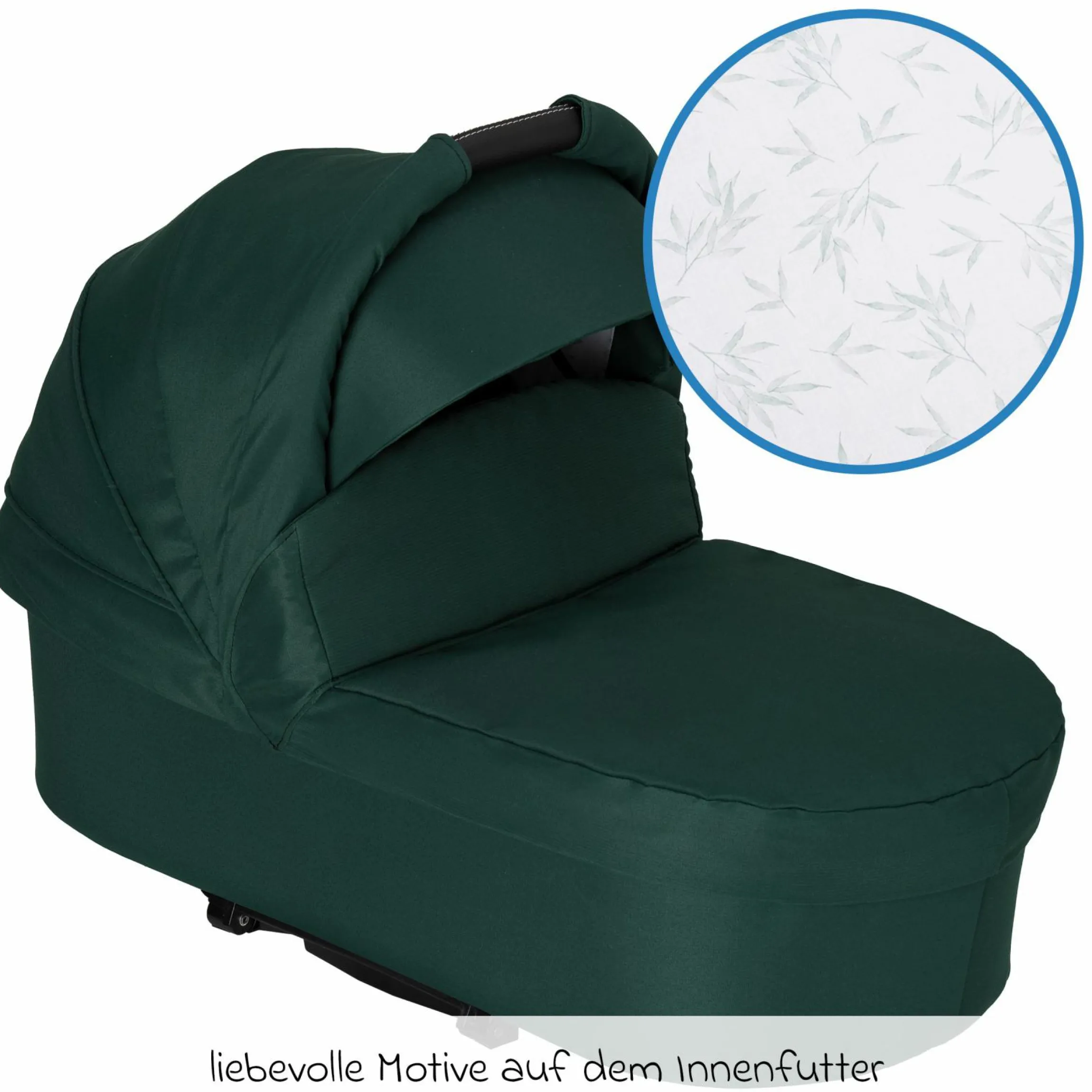 Babywanne / Falttasche Trend inkl. Windschutz & Softline Matratze für alle GTS-Modelle - Panda Family - Kollektion 2024