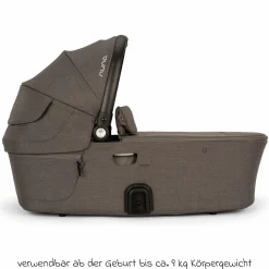 Babywanne DEMI next faltbar ab Geburt bis 9 Monate mit Sichtschutz, Belüftungsfenster inkl. Matratze & Regenschutz - Thunder - Kollektion 2025
