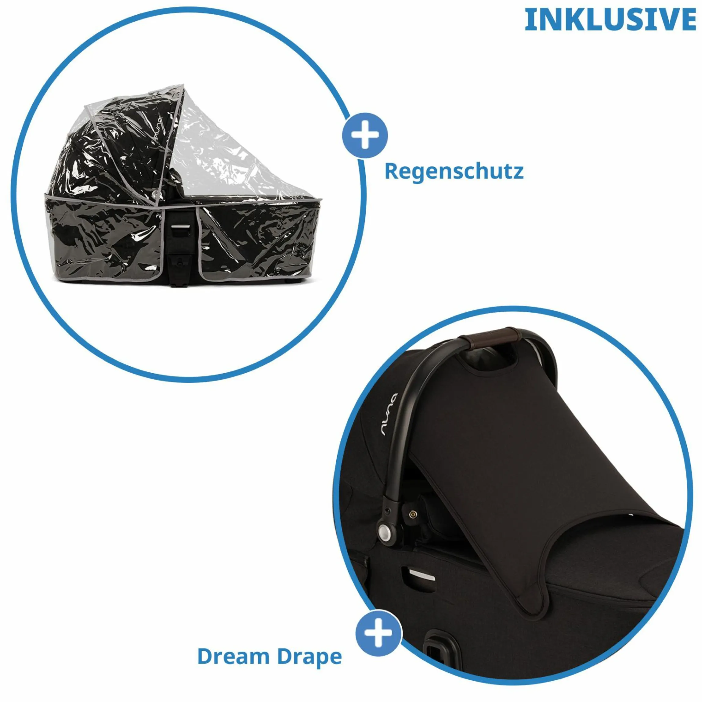 Babywanne DEMI next faltbar ab Geburt bis 9 Monate mit Sichtschutz, Belüftungsfenster inkl. Matratze & Regenschutz - Caviar - Kollektion 2025