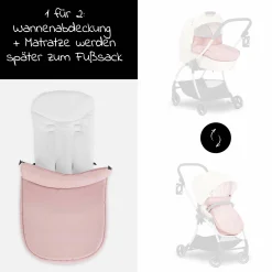 Babywanne für Buggy Colibri - Melange Rose