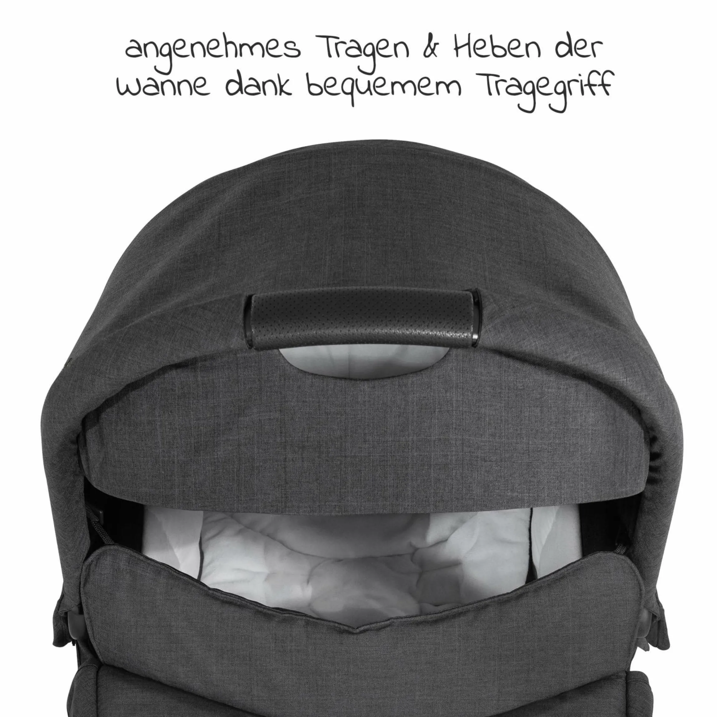 Babywanne für Buggy Colibri - Melange Black