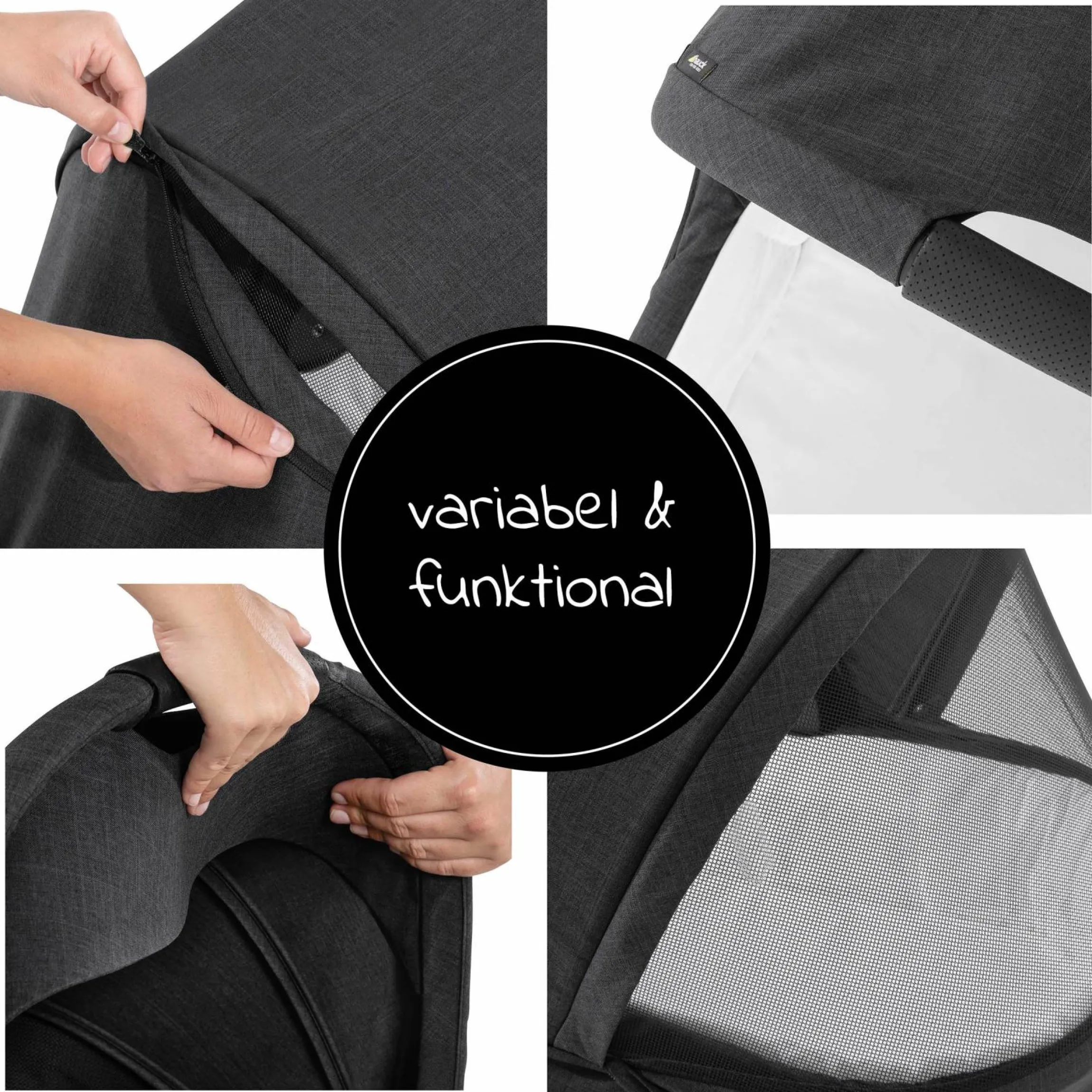 Babywanne für Buggy Colibri - Melange Black