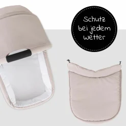 Babywanne für Buggy Colibri - Melange Beige