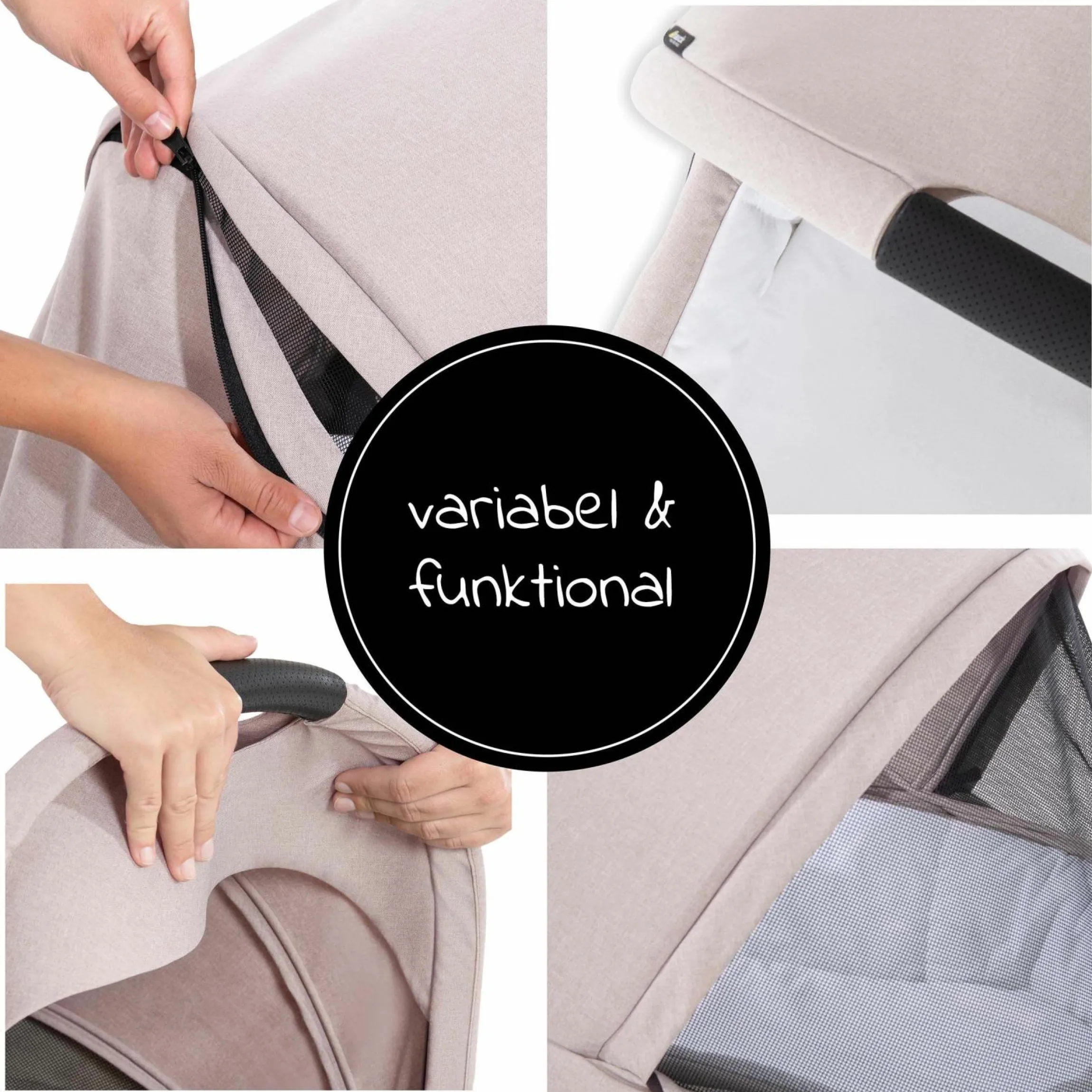 Babywanne für Buggy Colibri - Melange Beige