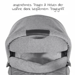 Babywanne für Buggy Colibri - Melange Grey