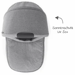 Babywanne für Buggy Colibri - Melange Grey