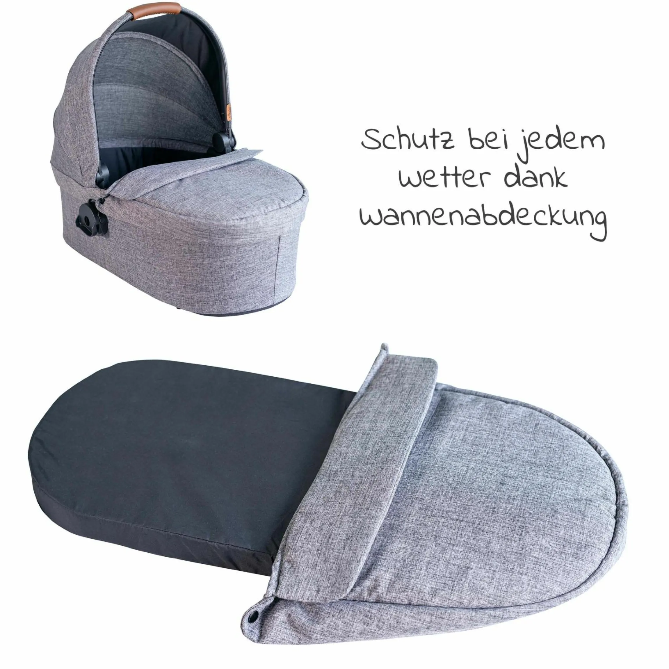 Babywanne für Buggy Flash - Woven Graphite