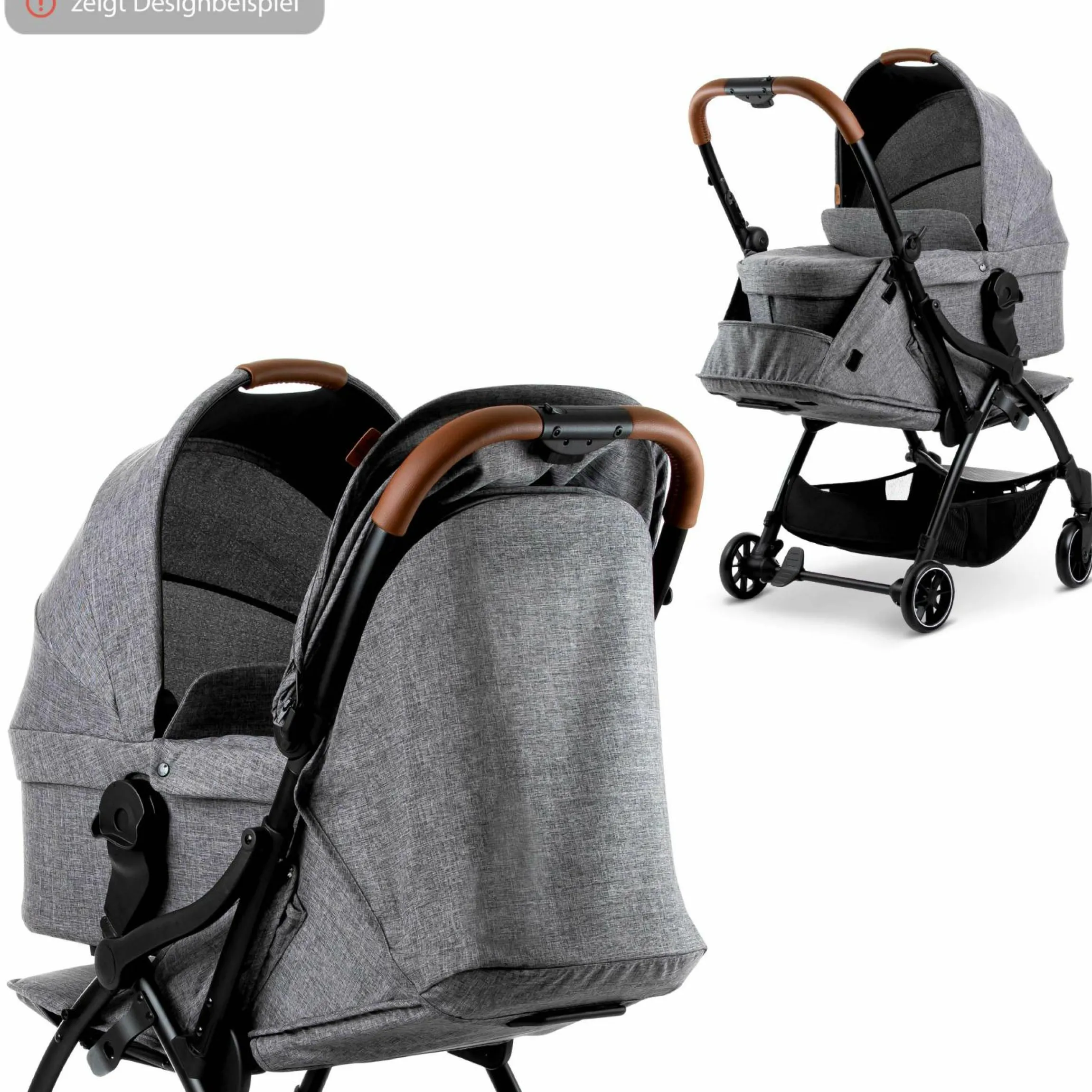 Babywanne für Buggy Flash - Woven Graphite