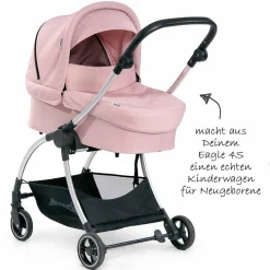 Babywanne für Eagle 4S Sportwagen - Pink Grey