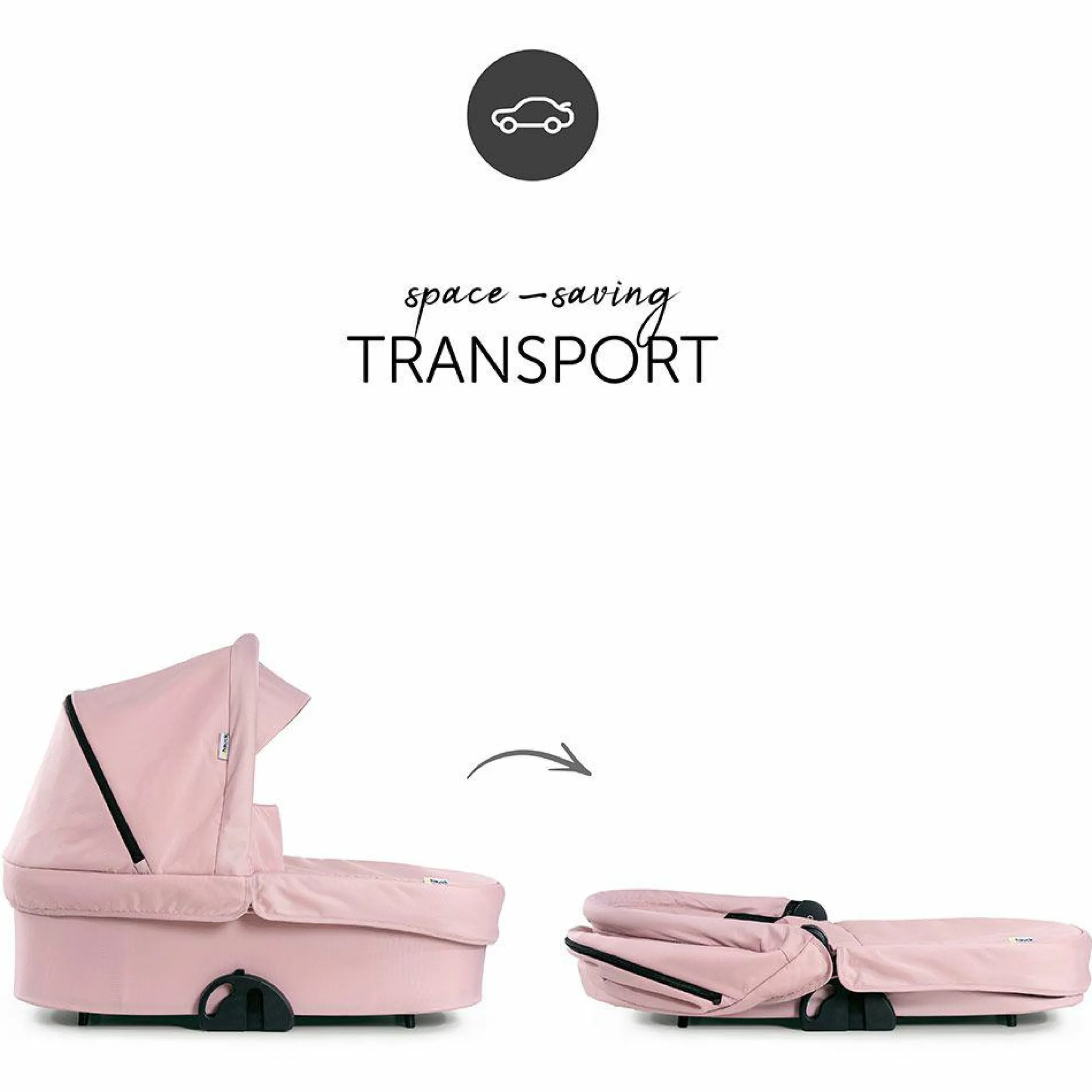 Babywanne für Eagle 4S Sportwagen - Pink Grey