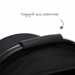 Babywanne für Jogger Run - Schwarz Melange