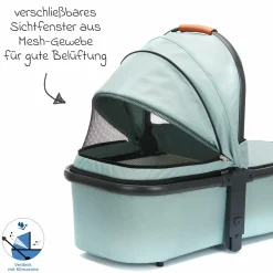 Babywanne für Jogger Run - Salbei Melange