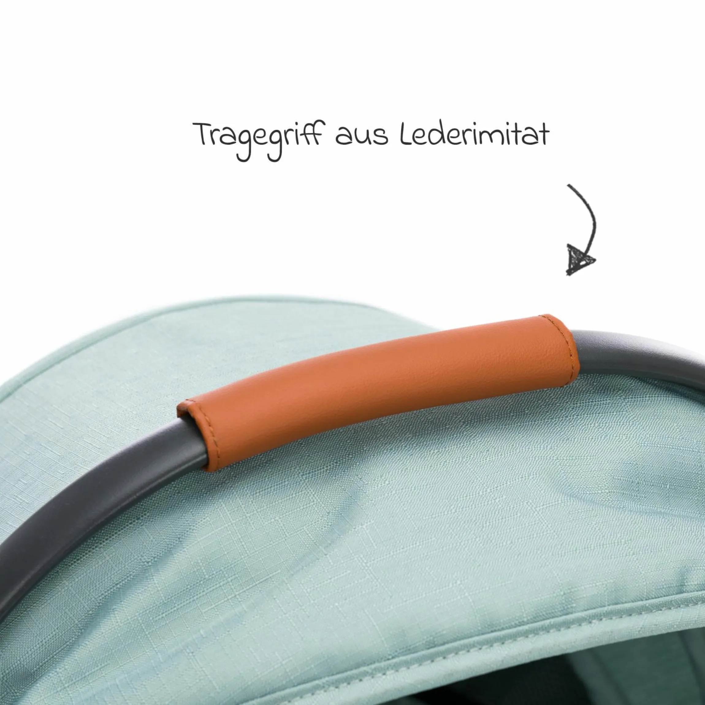 Babywanne für Jogger Run - Salbei Melange