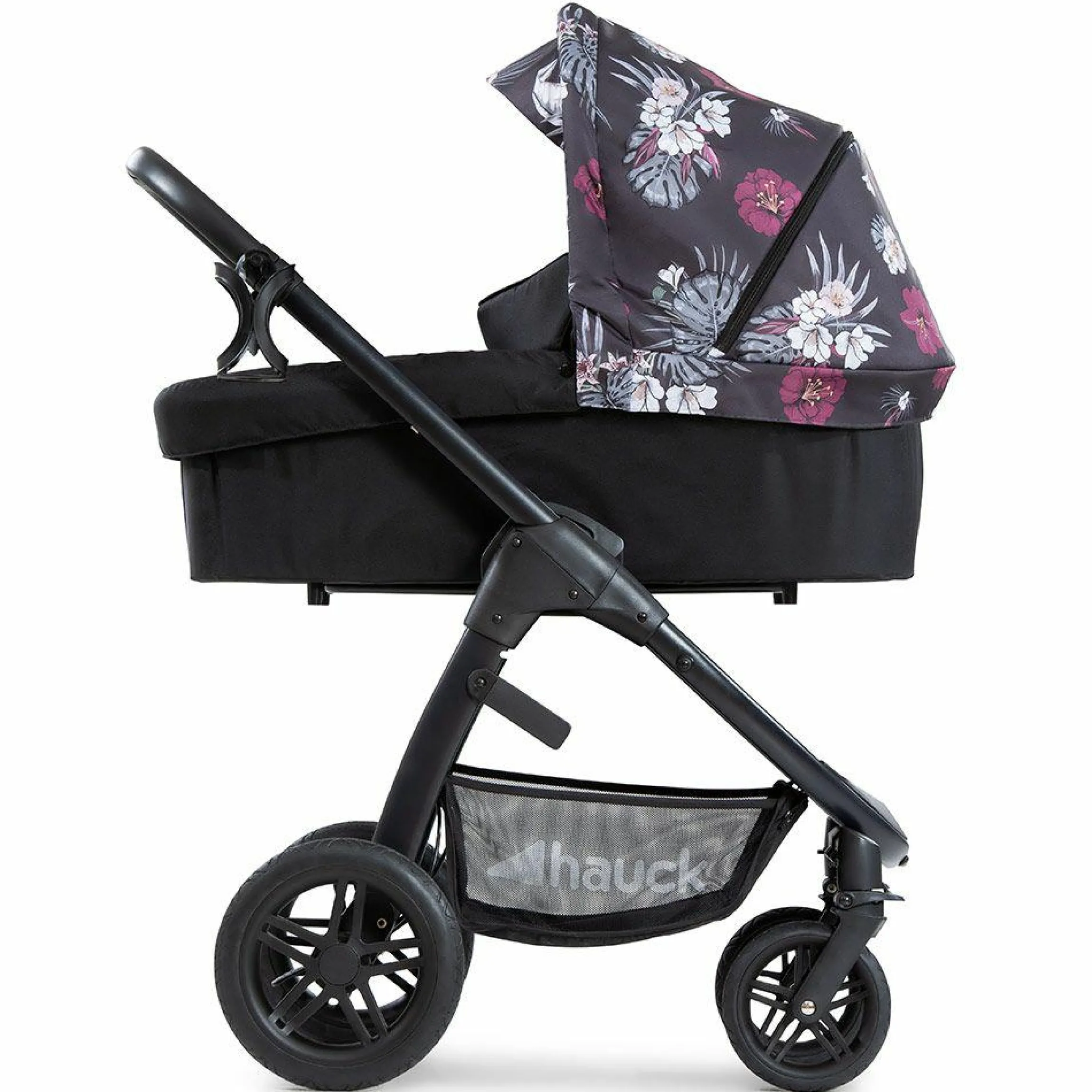 Babywanne für Saturn R und Mars Sportwagen - Wild Blooms Black