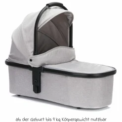 Babywanne für Zwillingswagen Duette - Grau