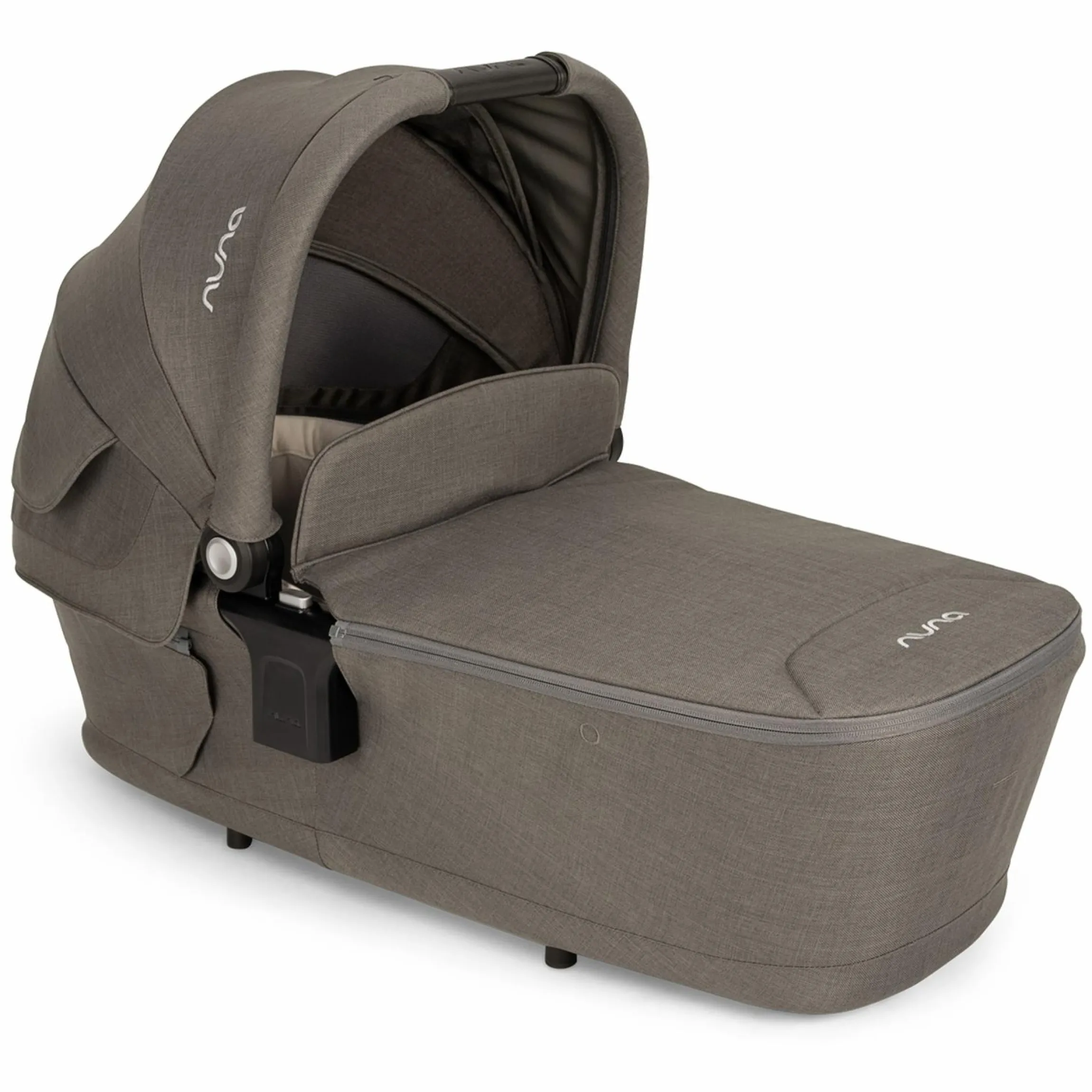Babywanne LYTL faltbar für TRIV next, SWIV, TRVL ab Geburt bis 9 Monate mit Sichtschutz, Belüftungsfenster inkl. Matratze & Regenschutz - Granite