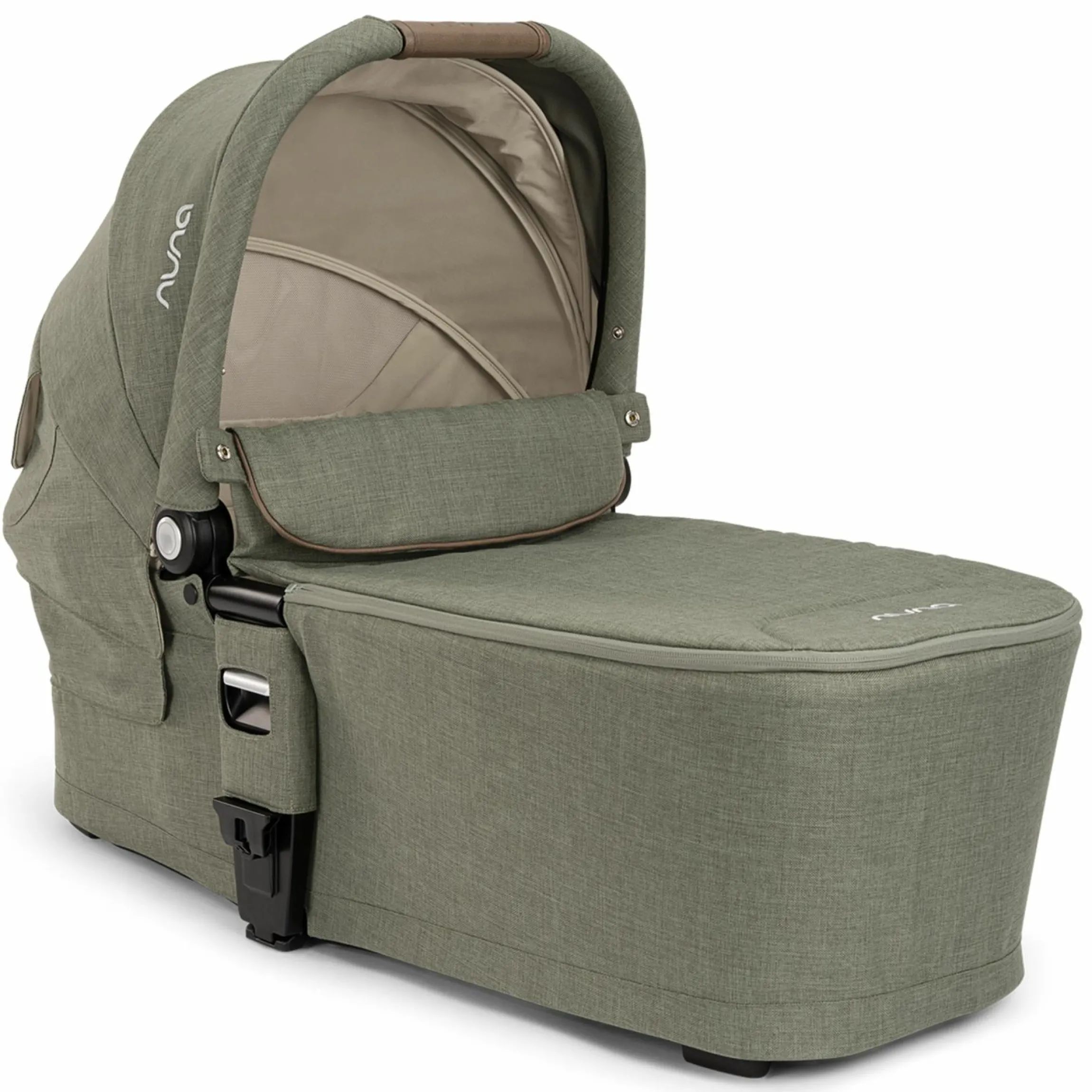 Babywanne MIXX next ab Geburt bis 9 Monate mit Sichtschutz, Belüftungsfenster inkl. Matratze & Regenschutz - Pine - Kollektion 2025