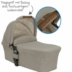 Babywanne MIXX next mit Mesh-Fenster für Kinderwagen Mixx next inkl. Matratze & Regenschutz - Hazelwood